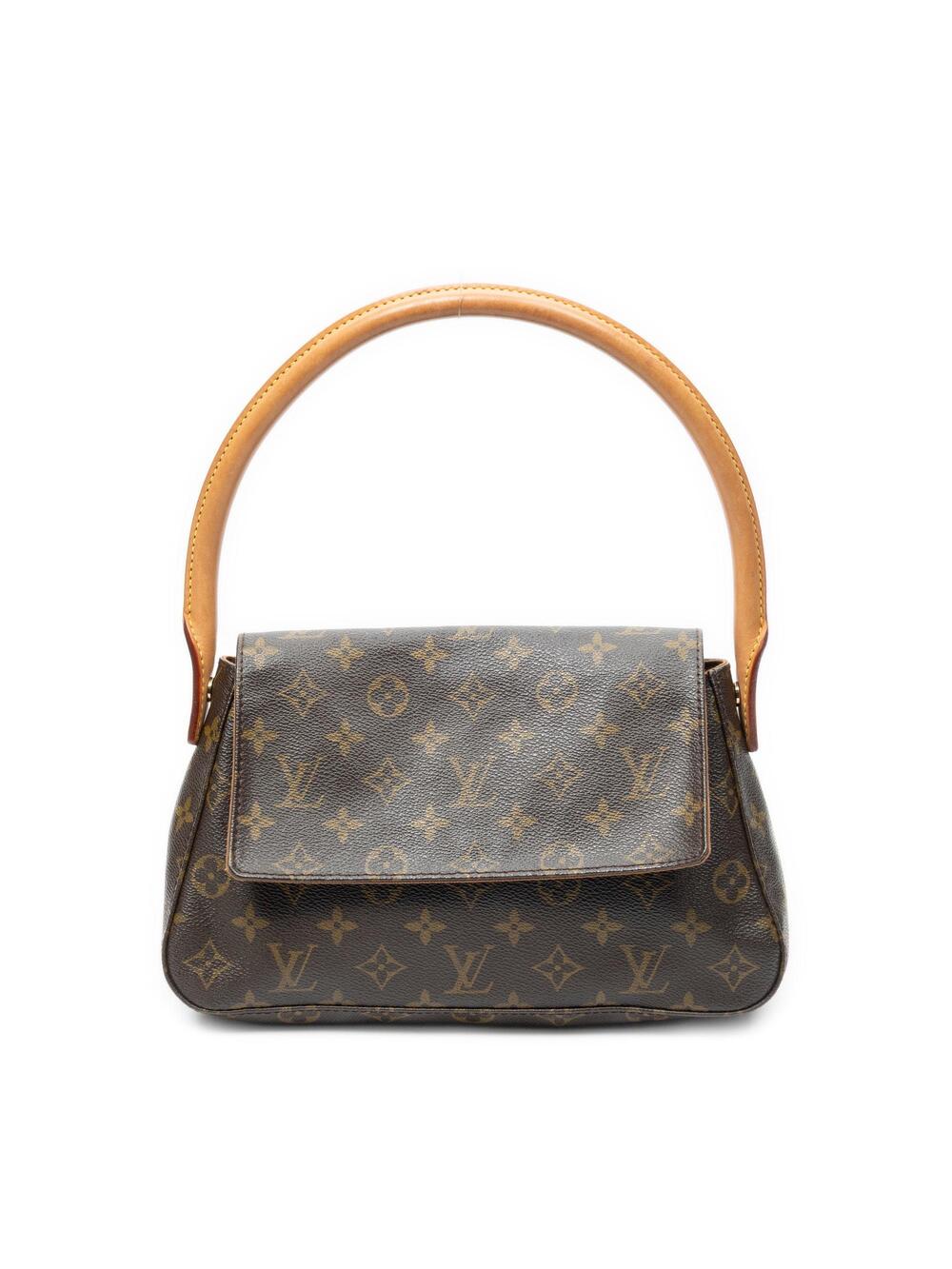 Louis Vuitton Looping Handbag Canvas #376632L11B